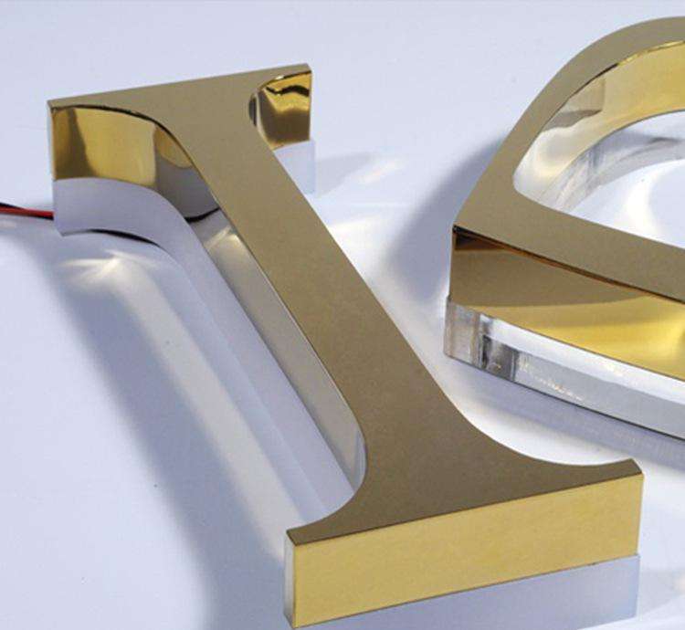 水晶背面發(fā)光字